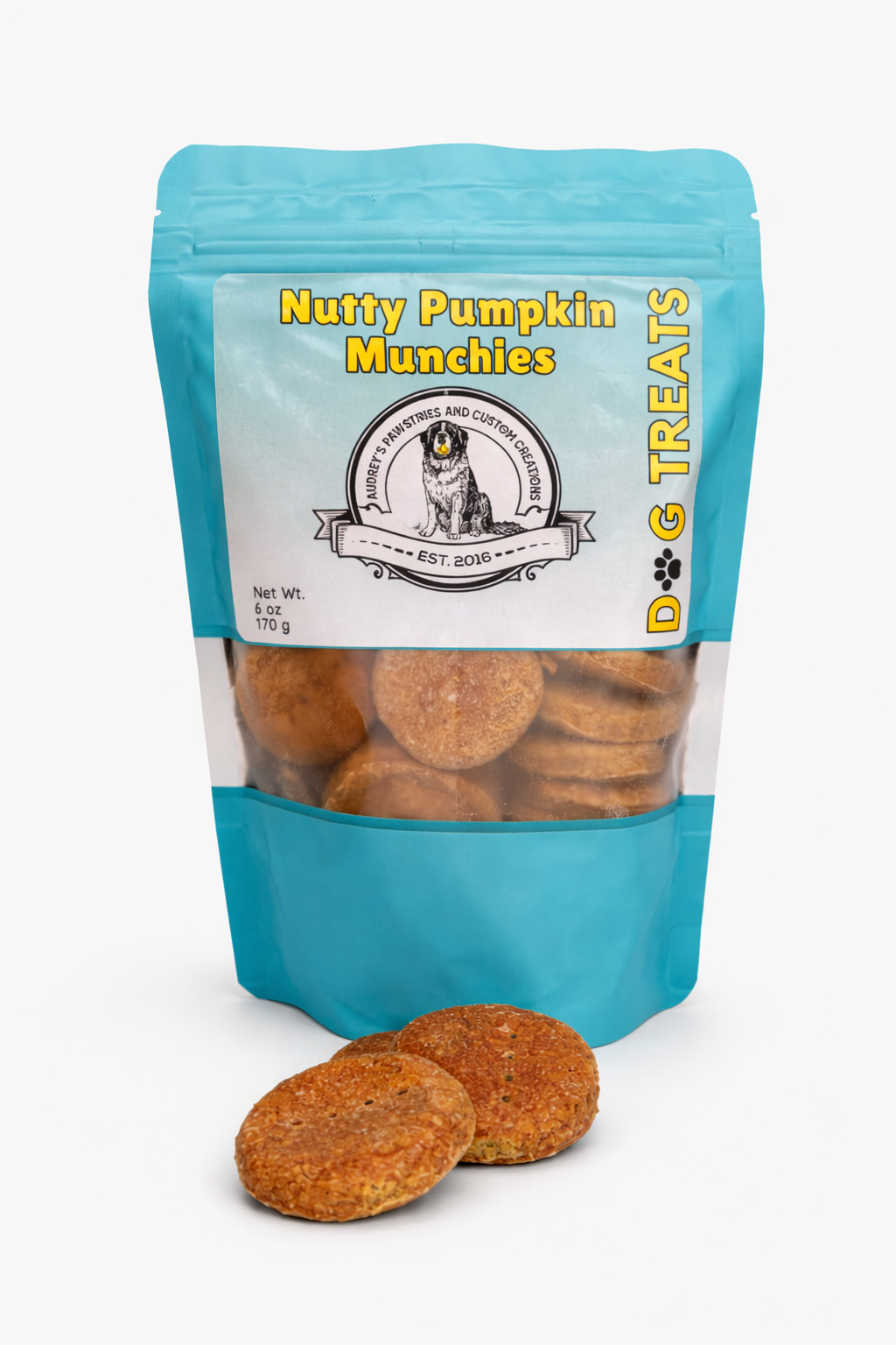 Pumpkin Peanut Butter Dog Treats