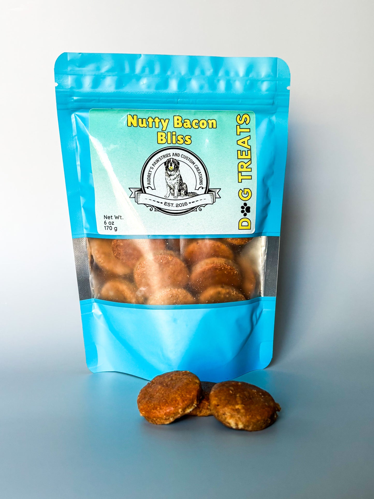 Peanut Butter Bacon Dog Treats