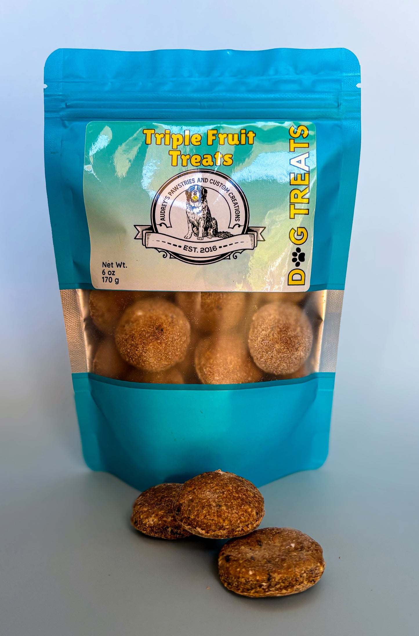 Apple, Blueberry and Banana Dog Treats