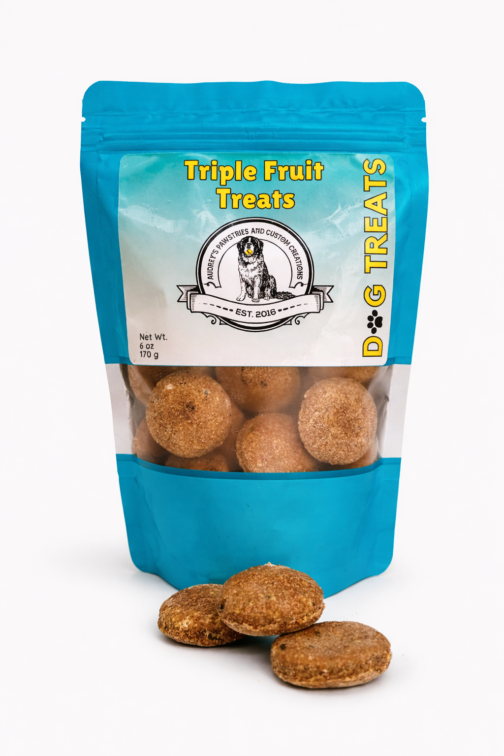 Apple, Blueberry and Banana Dog Treats